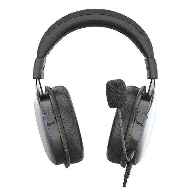 Гарнітура HP DHE-8005, 3.5мм+USB, RGB, Black