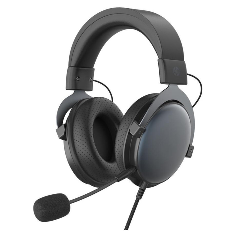 Гарнітура HP DHE-8005, 3.5мм+USB, RGB, Black