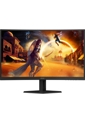 TFT 27" AOC C27G4ZXE, VA, 280Гц, 0,3ms, вигнутий, 2хHDMI, DP, чорний
