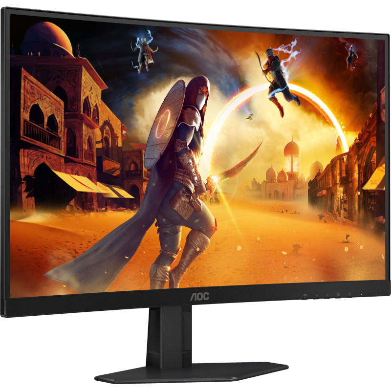 TFT 27" AOC C27G4ZXE, VA, 280Гц, 0,3ms, вигнутий, 2хHDMI, DP, чорний