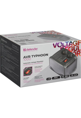 Стабілізатор напруги Defender AVR Typhoon 1000 320 Вт, 2 розетки