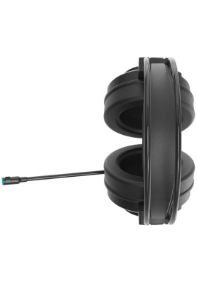 Ігрова гарнітура XTRIKE ME HP-318, USB+3.5мм, 7 режимів RGB, чорна