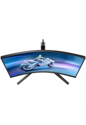 TFT 31,5" Philips 32M2C5500W, QHD, VA, 240Hz, 0,5ms, вигнутий, HDMI, DP, синювато-сірий