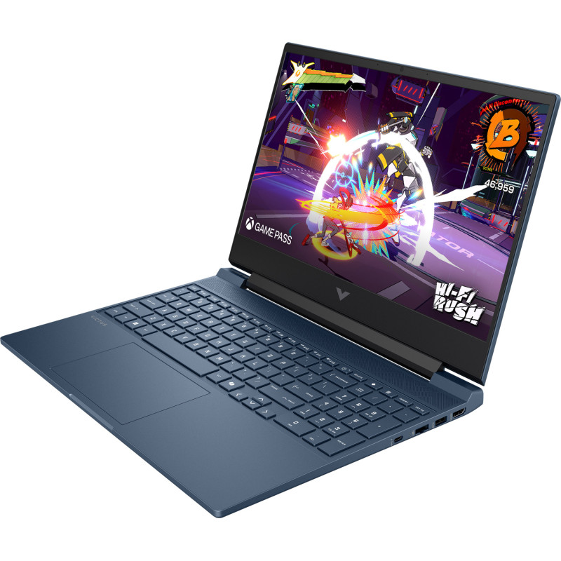 Ноутбук HP Victus 15-fb3117ua 15.6" FHD IPS,300n/Ryzen 7-7445HS (4.7)/16Gb/SSD512Gb/RTX 4050,6GB/DOS/Синій (DM8F7EA)