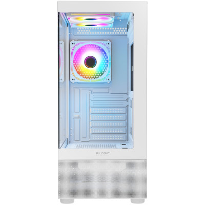 Корпус LogicConcept LOOK ARGB USB 3.0x2 USB-Cx1 WHITE без БЖ ATX Корпус LogicConcept LOOK ARGB USB 3.0x2 USB-Cx1 WHITE без БЖ ATX