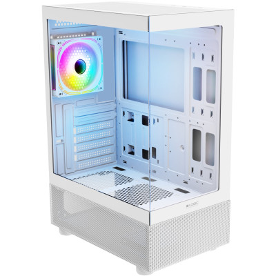 Корпус LogicConcept LOOK ARGB USB 3.0x2 USB-Cx1 WHITE без БЖ ATX Корпус LogicConcept LOOK ARGB USB 3.0x2 USB-Cx1 WHITE без БЖ ATX