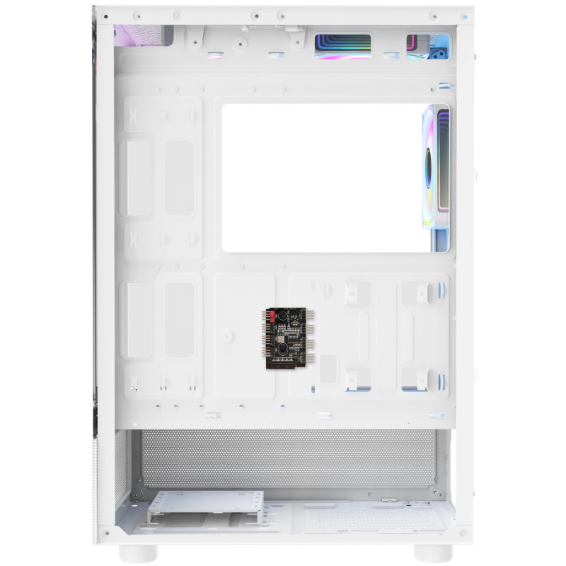 Корпус LogicConcept LOOK ARGB USB 3.0x2 USB-Cx1 WHITE без БЖ ATX