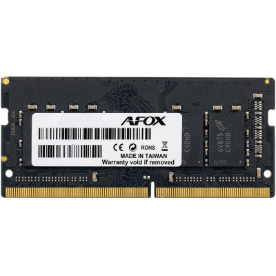 SoDIMM 8Gb DDR4 3200 MHz AFox, Retail