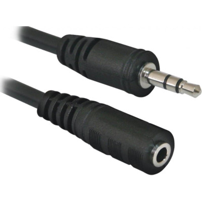 Кабель AUX Audio 3.5мм M/F 1.5м JACK02-05 чорний Defender