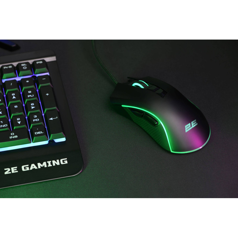 Мишка 2E Gaming MG340 ігрова RGB USB Black