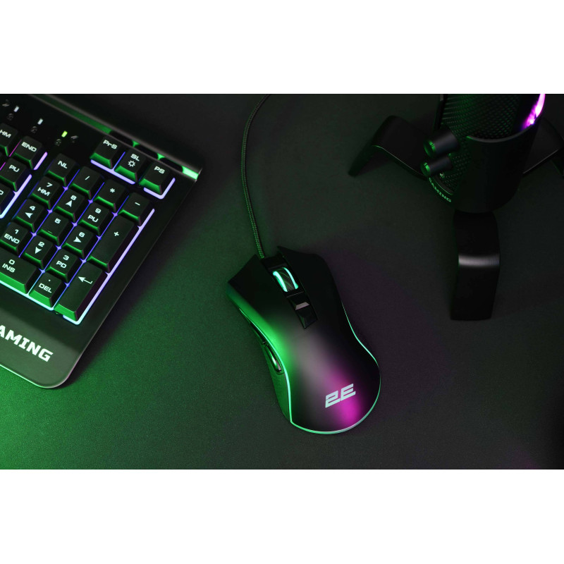 Мишка 2E Gaming MG340 ігрова RGB USB Black