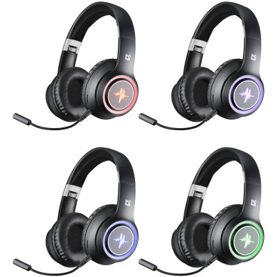 Гарнітура Defender FreeMotion B571 Bluetooth+3,5мм, гнучкий мікрофон, LED, Black