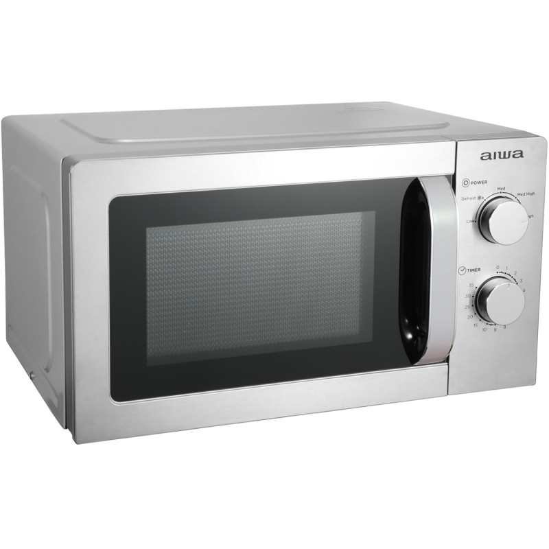 Мікрохвильова піч AIWA NAMICOOK SILVER20 MW-200SL 20л/ 700Вт/ мех.управл../срібна