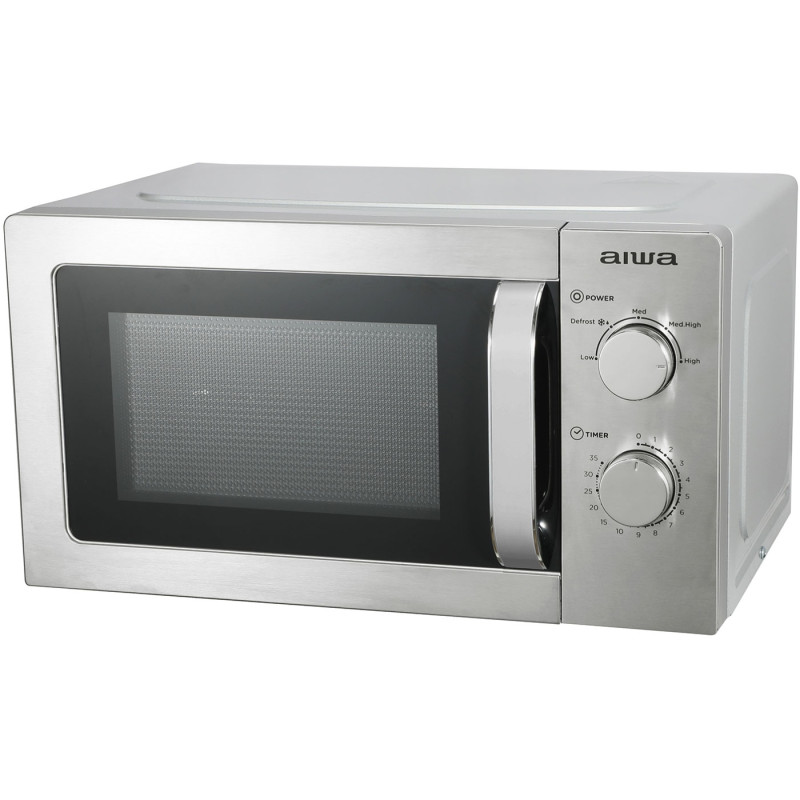 Мікрохвильова піч AIWA NAMICOOK SILVER20 MW-200SL 20л/ 700Вт/ мех.управл../срібна