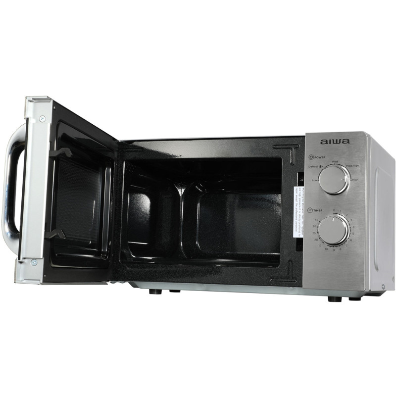 Мікрохвильова піч AIWA NAMICOOK SILVER20 MW-200SL 20л/ 700Вт/ мех.управл../срібна