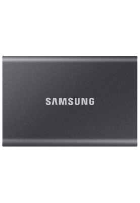 Накопичувач SSD external, USB 3.2 Gen2 Type-C  500Gb, Samsung T7, Titan Gray, темно сірий, Retail