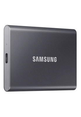 Накопичувач SSD external, USB 3.2 Gen2 Type-C  500Gb, Samsung T7, Titan Gray, темно сірий, Retail