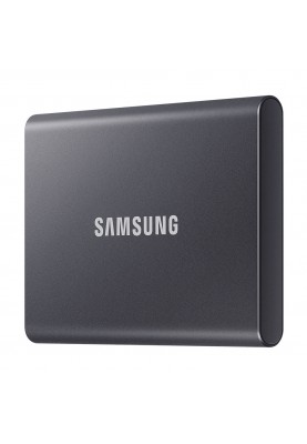 Накопичувач SSD external, USB 3.2 Gen2 Type-C  500Gb, Samsung T7, Titan Gray, темно сірий, Retail