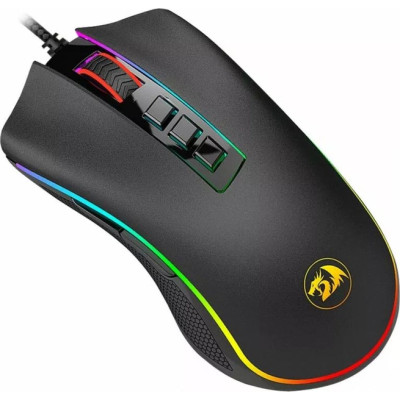 Мишка Redragon Cobra FPS, M711-2, ігрова, 12400dpi., 8кн., RGB, чорна