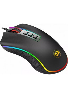 Мишка Redragon Cobra FPS, M711-2, ігрова, 12400dpi., 8кн., RGB, чорна