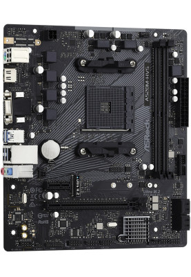ASRock A520M-HVS (AM4/A520, 2*DDR4, PCIex16, D-Sub/HDMI, 4xSATAІІІ, M.2, GLan, 8ch, mATX)