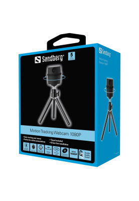 Веб-камера Sandberg Motion Tracking Webcam 1080P + Tripod
