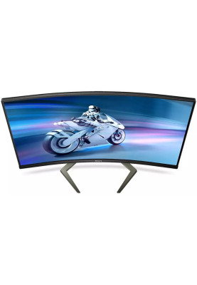 TFT 31,5" Philips 32M1C5200W, VA, 240 Hz, 0,5ms, вигнутий, 2xHDMI, DP, HAS, сірий