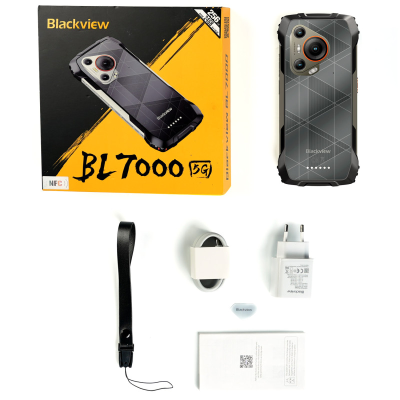 Смартфон Blackview BL7000 6.78"FHD+/8GB/256GB/Dimensity 6300/7500mAh/50+32Мп Night/NFC/IP69/Black