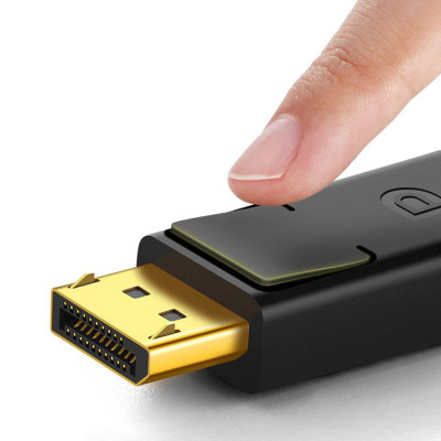 Кабель DisplayPort M - M V1.2 Cable 4K@60Hz; 2K@144Hz 5m DP102 чорний UGREEN Кабель DisplayPort M - M V1.2 Cable 4K@60Hz; 2K@144Hz 5m DP102 чорний UGREEN