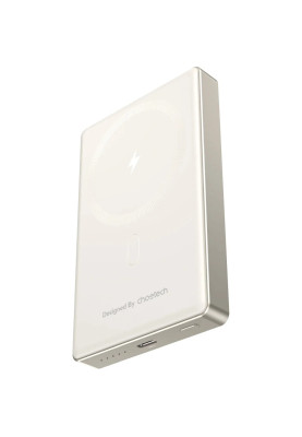 УМБ Choetech Magnetic Wireless 10000mAh 20W PD Qi-15W  USB-C In/Out Ultra-thin Beige