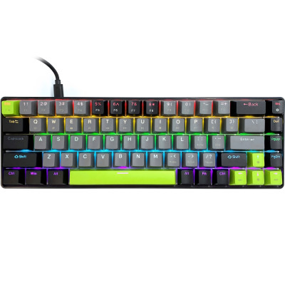 Клавіатура ігрова механічна Media-Tech MT1260 RED CORE MX60, Anti-Ghosting, 68кл