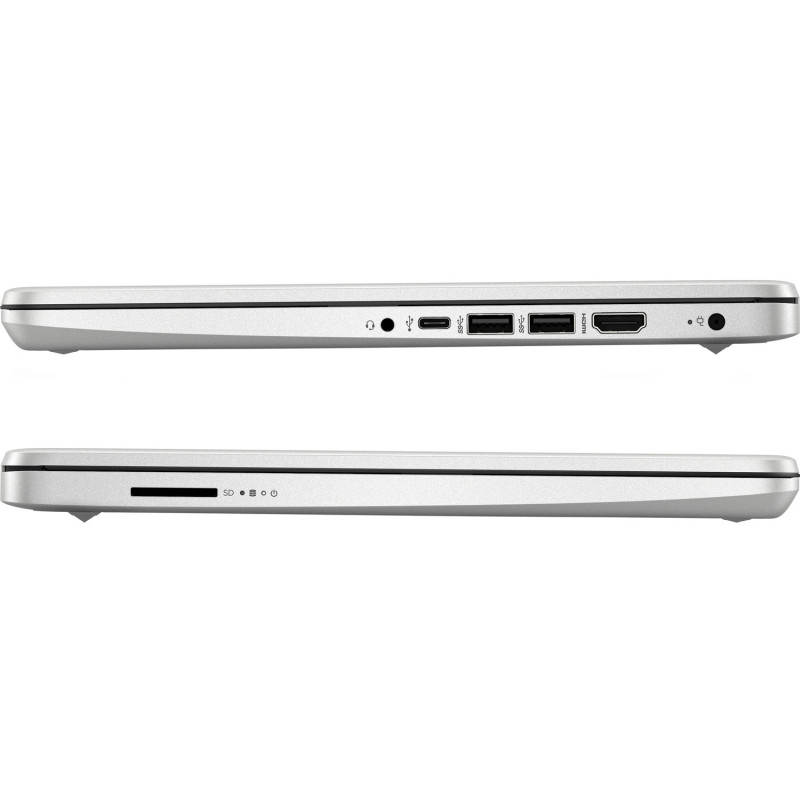 Ноутбук HP 14s-dq5007ua 14" FHD IPS, 250n/i3-1215U (4.4)/8Gb/SSD512Gb/Intel UHD/DOS/Сріблястий (6J314EA)