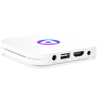 TV Медіаплеєр H96 MAX M1 4/32Gb/ Rockchip RK3528/ Android 13/ WiFi 2.4G+5G/BT 5.1/ білий