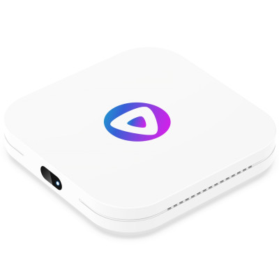 TV Медіаплеєр H96 MAX M1 4/32Gb/ Rockchip RK3528/ Android 13/ WiFi 2.4G+5G/BT 5.1/ білий