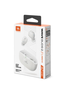 Навушники TWS JBL Wave Buds 2 White JBLWBUDS2WHT