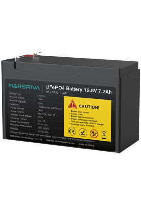 Акумуляторна батарея Marsriva 12.8V, 7.2A, літієва батарея