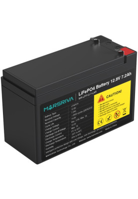 Акумуляторна батарея Marsriva 12.8V, 7.2A, літієва батарея