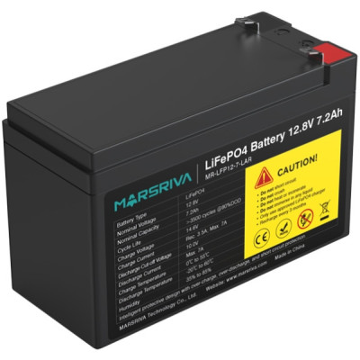 Акумуляторна батарея Marsriva 12.8V, 7.2A, літієва батарея