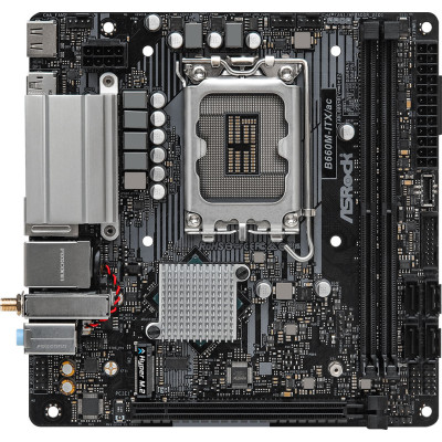 Материнська плата ASRock B660M-ITX/AC (1700/B660, 2*DDR4, 1xPCIex16, HDMI/DP, 4xSATAІІІ, M.2, GLan, WiFi/BT, 7.1ch, miniITX)
