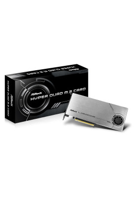 Адаптер ASRock HYPER QUAD M.2 CARD 4xHyper M.2 -> PCIe Gen4 x16