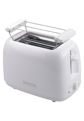 Тостер BROCK BT 1008 WH 750Вт/ 2 відділення/мех. управління/розморожування/білий