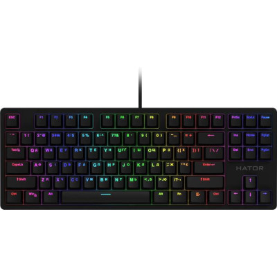 Клавіатура Hator Rockfall TKL Mecha Pink Black