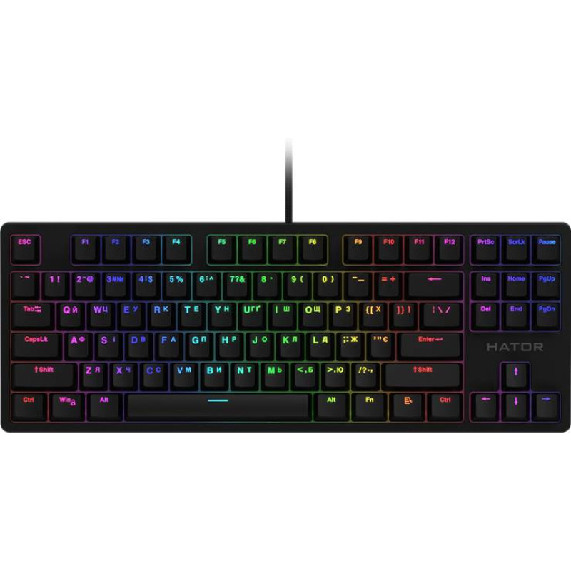 Клавіатура Hator Rockfall TKL Mecha Pink Black