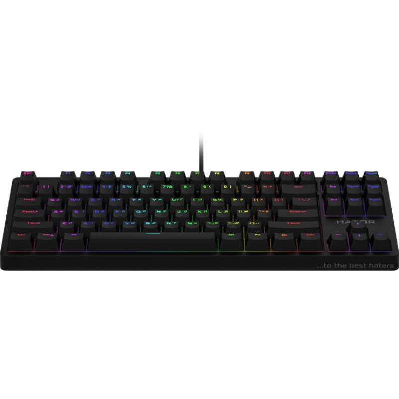 Клавіатура Hator Rockfall TKL Mecha Pink Black