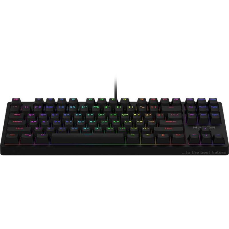 Клавіатура Hator Rockfall TKL Mecha Pink Black