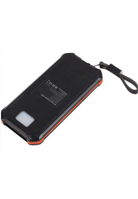 УМБ сонячна Sandberg 3in1 10000 mAh, UPS mode, 2.1A USB, Type-C/Micro USB OUT IP54, ліхтарик
