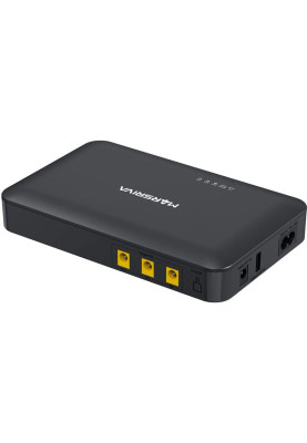ДБЖ Marsriva DC UPS для роутерів KP1Ultra 240VAC,4хDC+USB OUT, 2x5V/9V/2x12V2.5A 30W 16000mAh Li-ion
