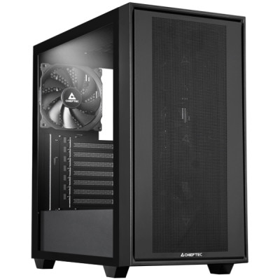 Корпус Chieftec NIGHT HUNTER 3 GS-03B-BLK-OP 4x120mm PWM, USB-C, E-ATX, без БЖ, Black