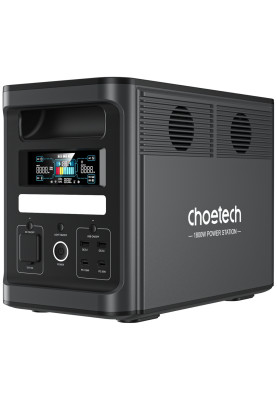 Зарядна станція Choetech BS065 1800Вт (1536Вт/г) AC,LiFePo4,MPPT, UPS, USB-C PD100 Вт
