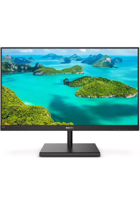 TFT 27" Philips 275E1S, IPS, QHD, VGA, DP, HDMI, чорний